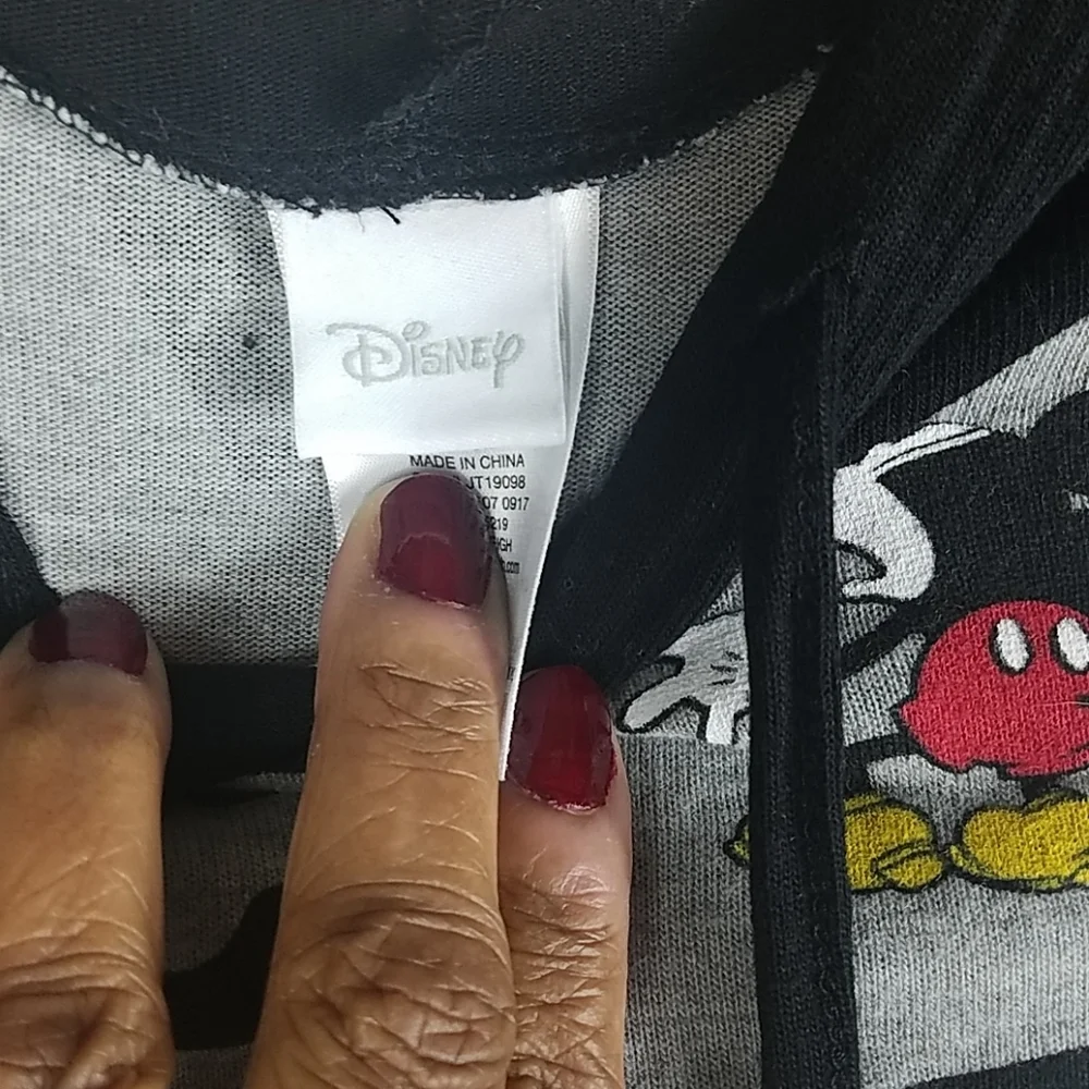 Disney,0003, Mickey mouse long sleeves hoody, Sz M - Picture 4 of 5